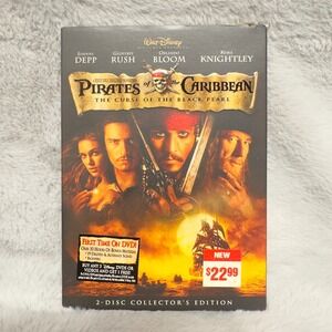 Pirates of‎ the Caribbean The Curse of the Black Pearl 2 Disc Collectors Edition